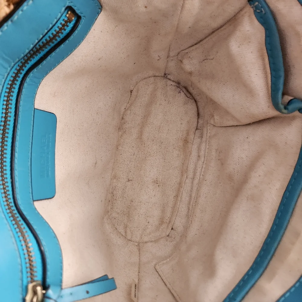 Michael Kors Santorini raffia and leather tote bag - Picture 7 of 9